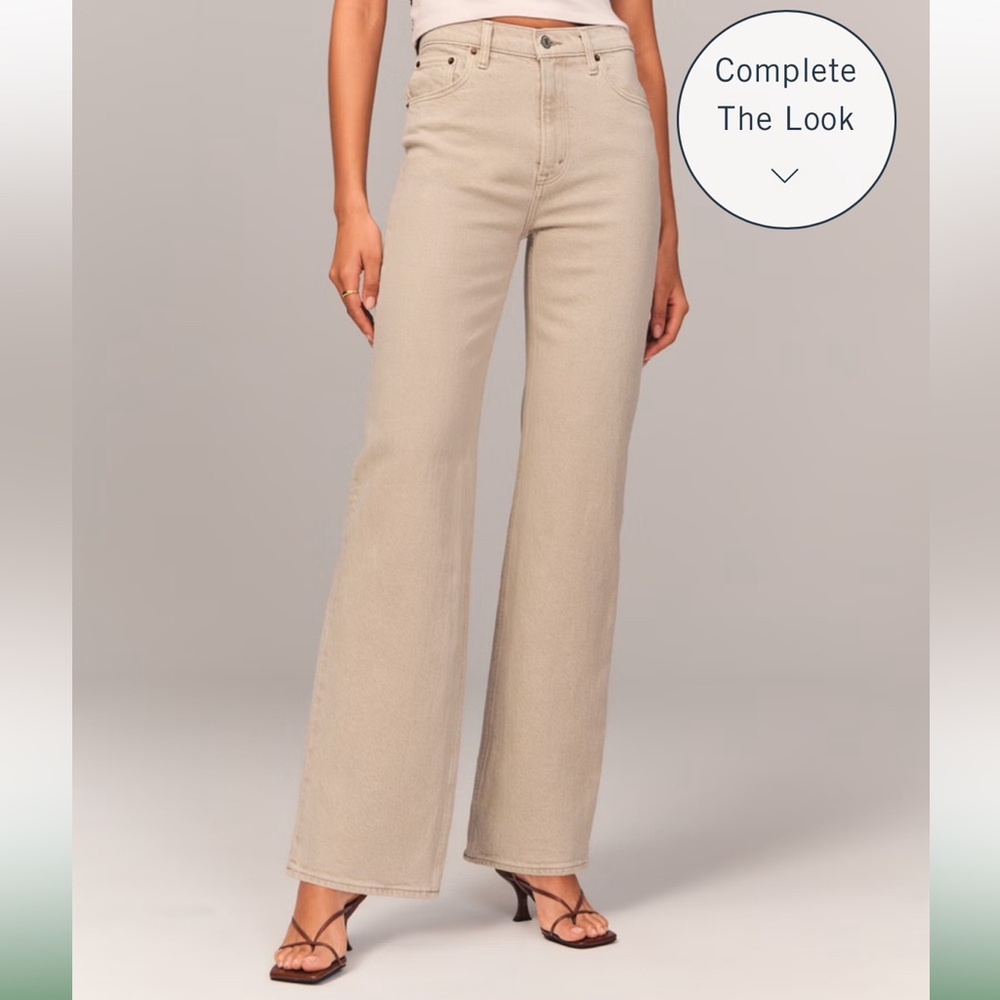 Abercrombie & Fitch High Rise 90s Relaxed Jean NWT